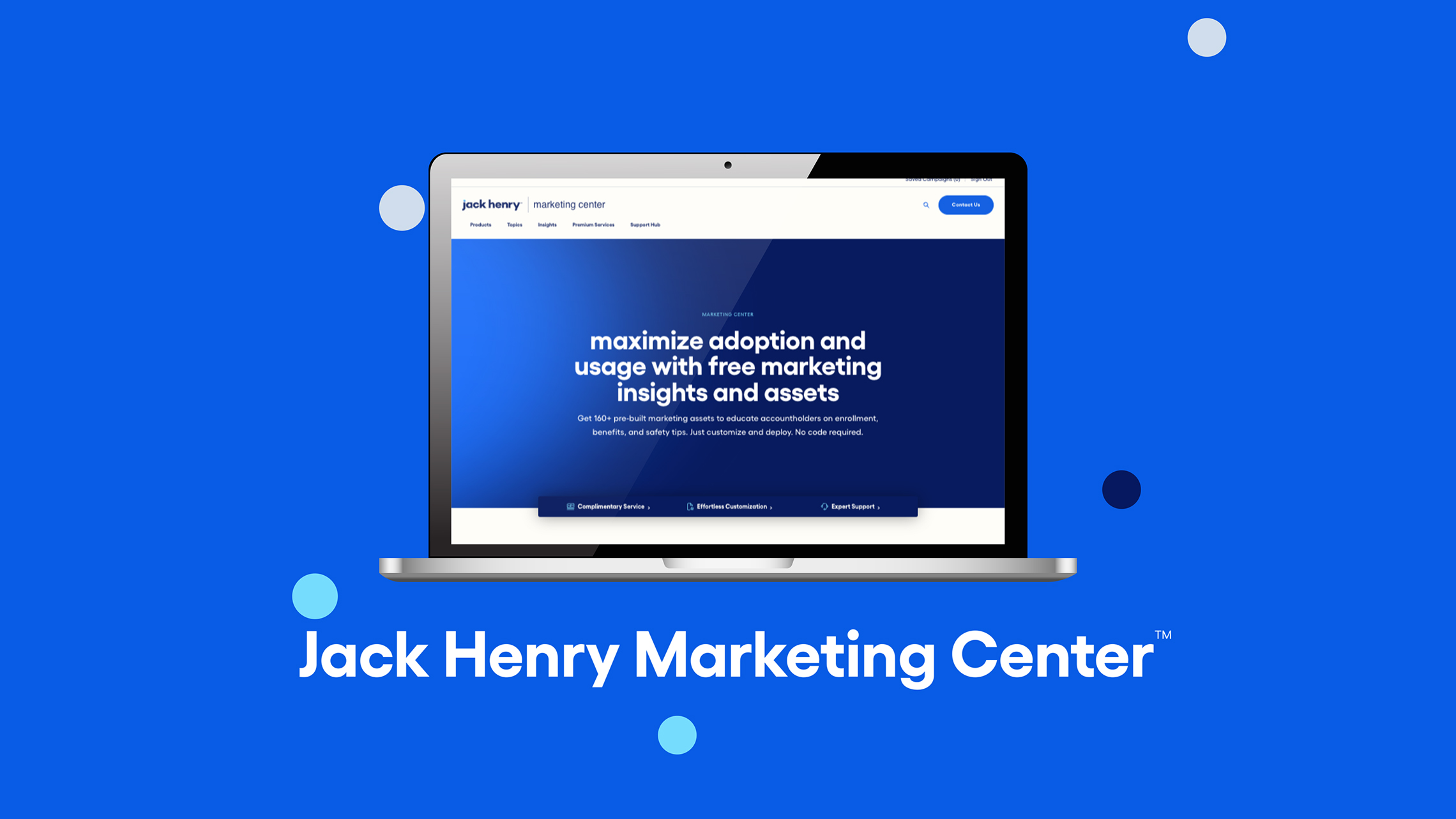 Promo image for the new Jack Henry Marketing Center.
