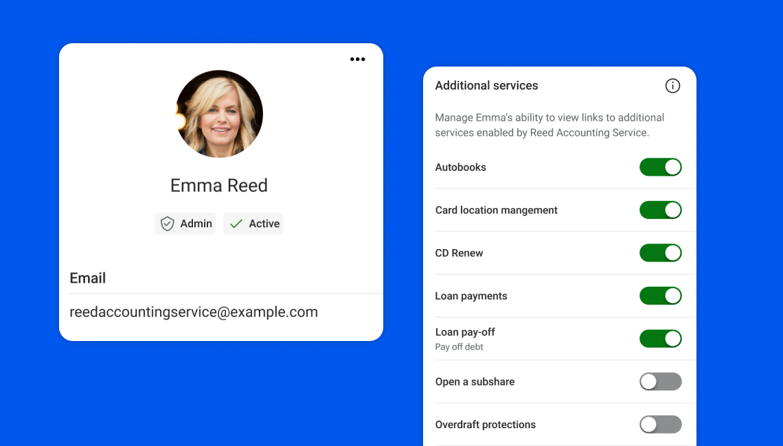 Screenshot of external application permissions