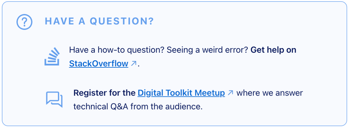 Screenshot of Have a Question card on jackhenry.dev.