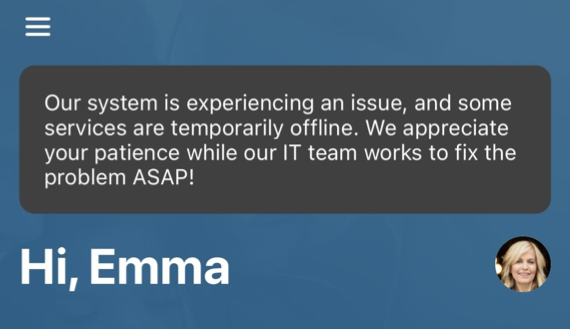 Picture of the 'delete external transfer account' confirmation screen.