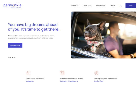 Image of the Periwinkle showcase site